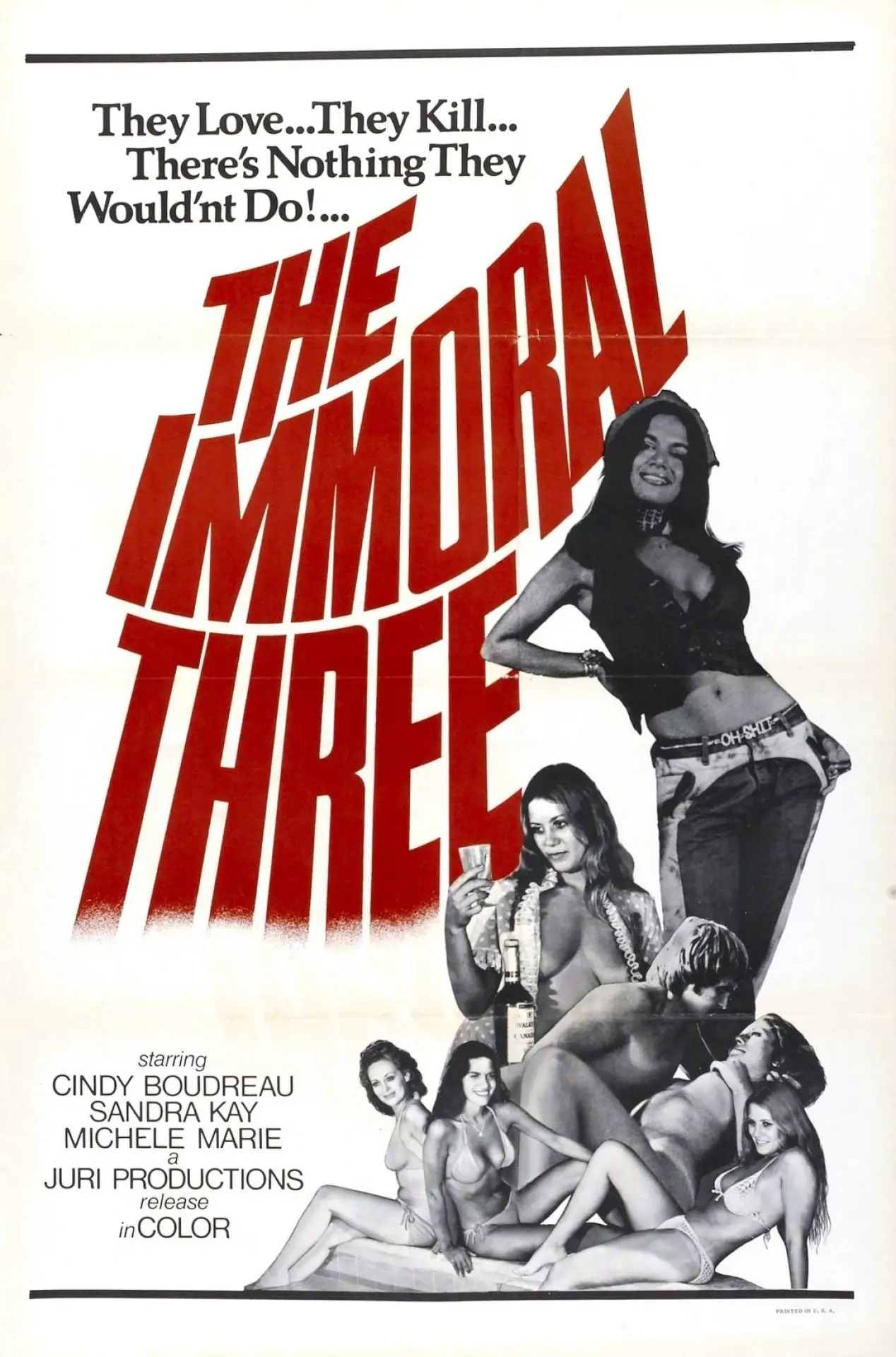 Постер к фильму "The Immoral Three"