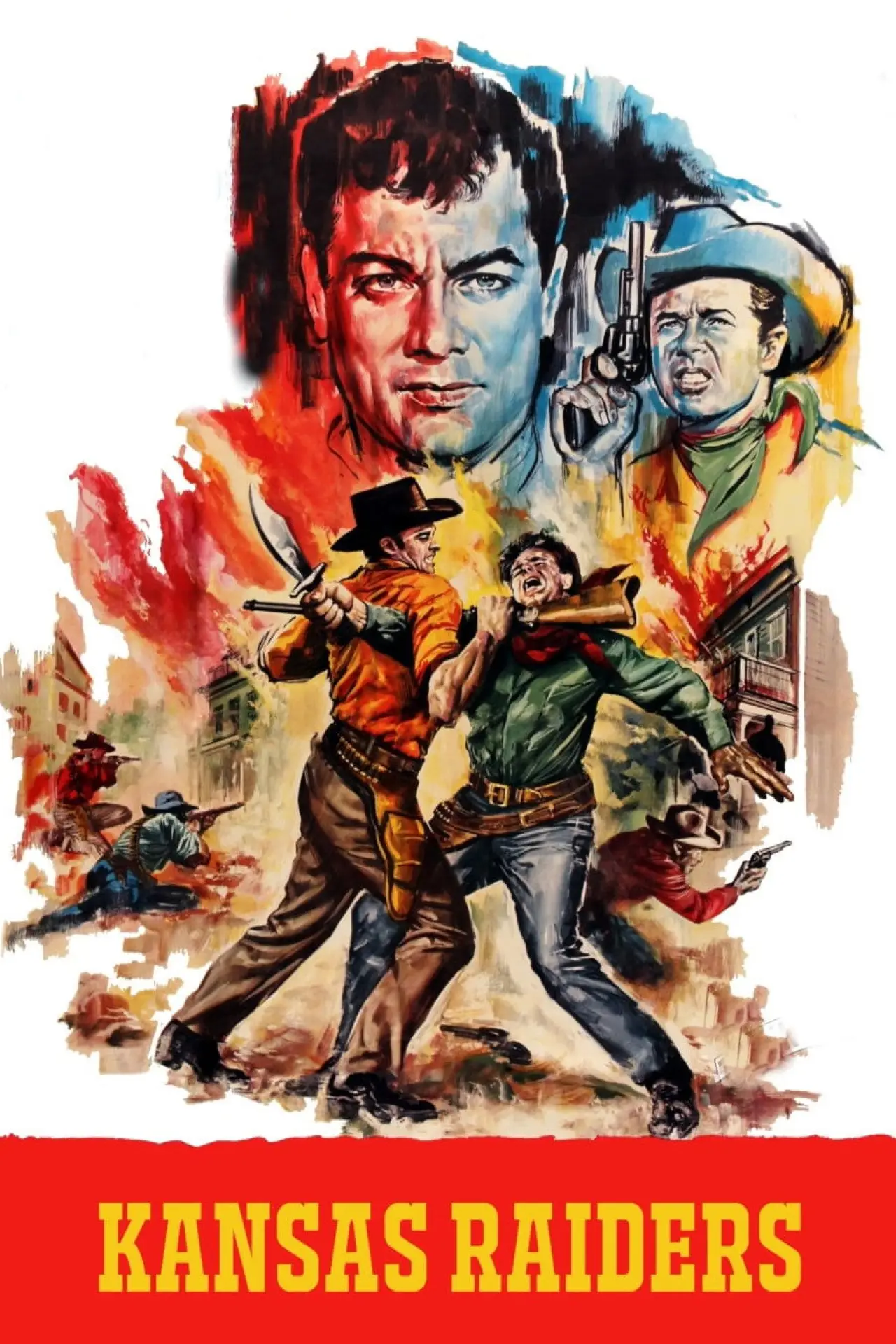 Постер к фильму "Kansas Raiders"