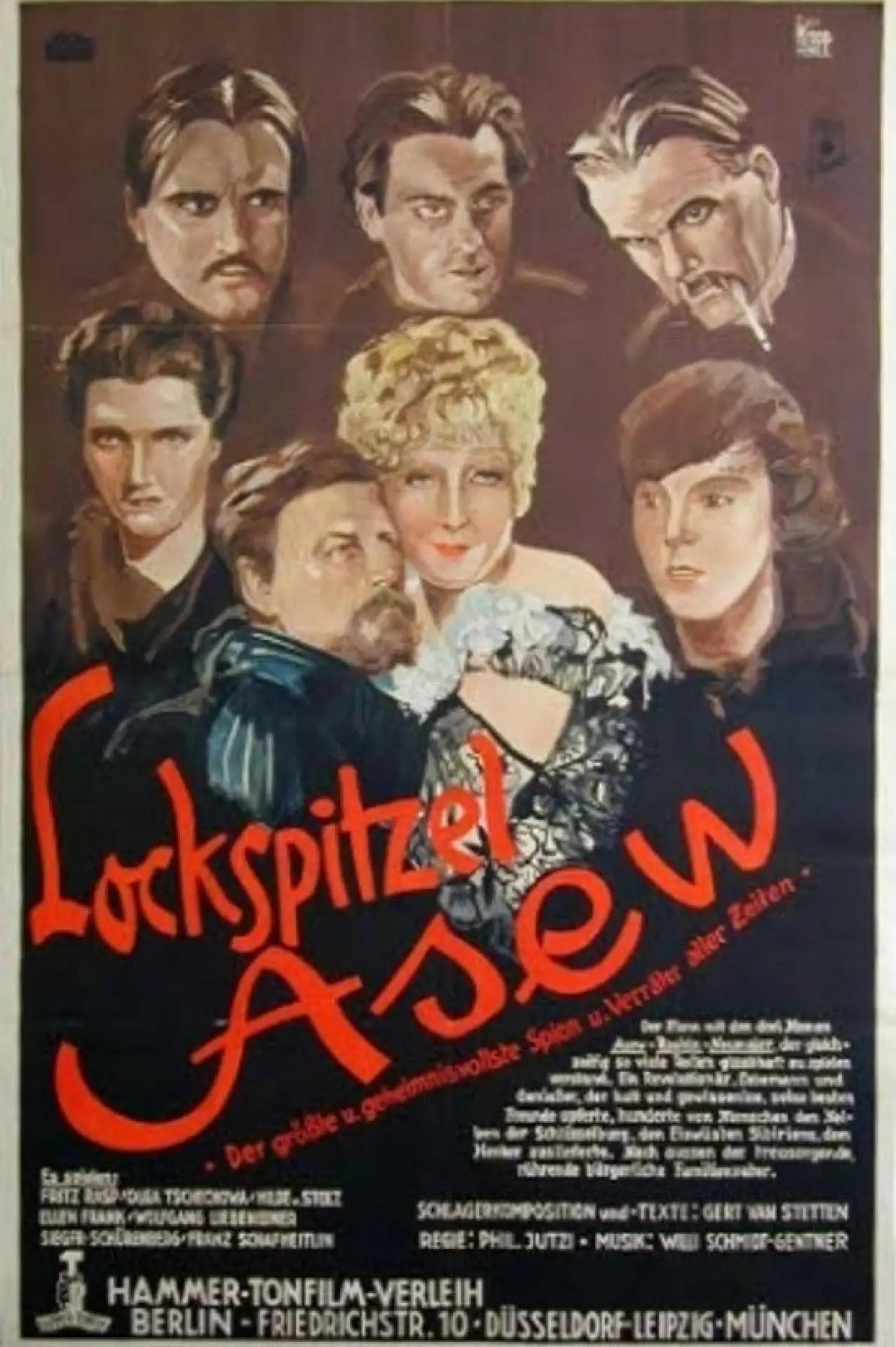 Постер к фильму "Lockspitzel Asew"