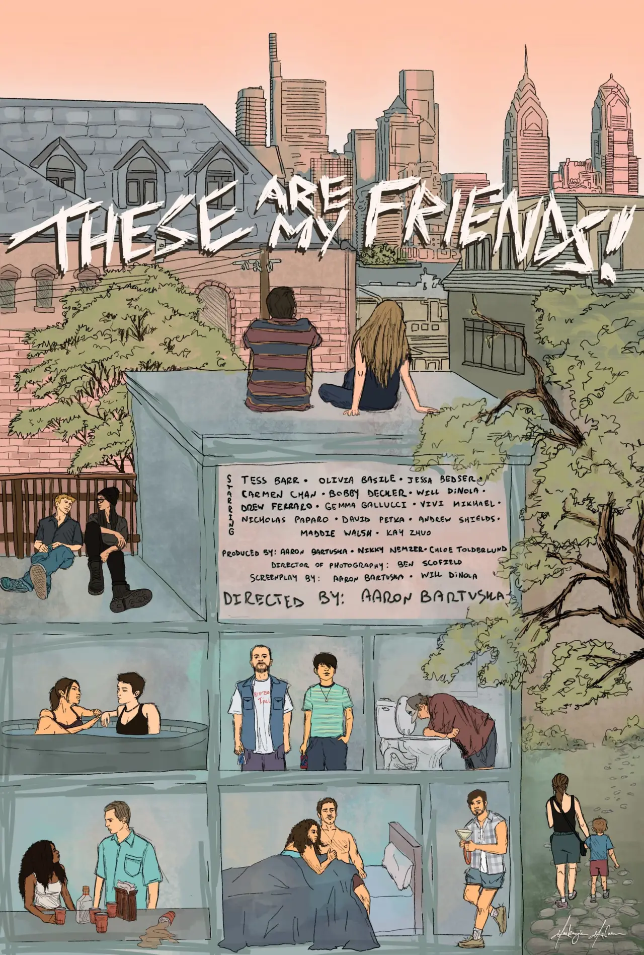 Постер к фильму "These Are My Friends!"