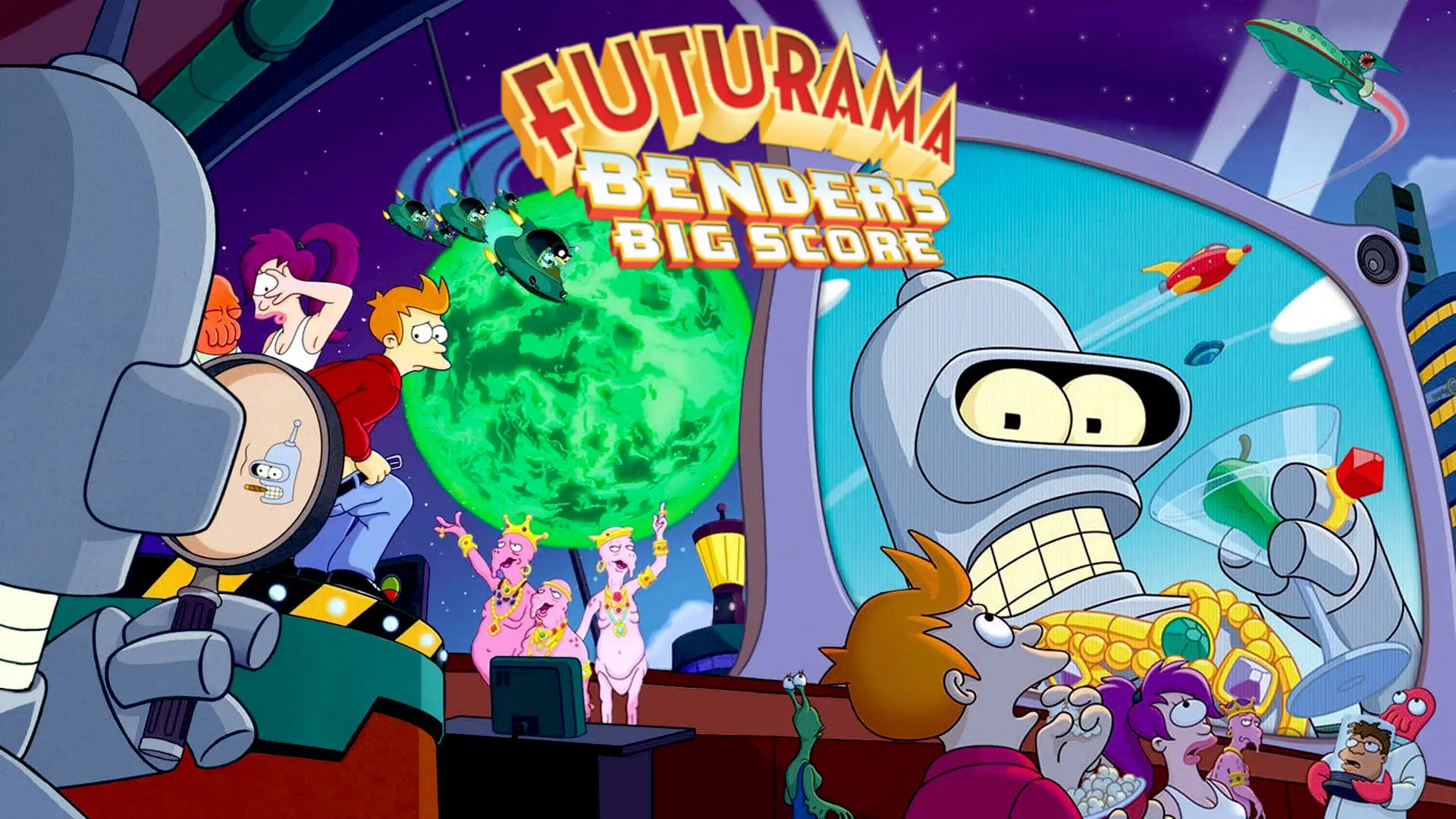 Видео к фильму Футурама: Большой куш Бендера — Futurama - Bender's Big Score - Trailer (2007)