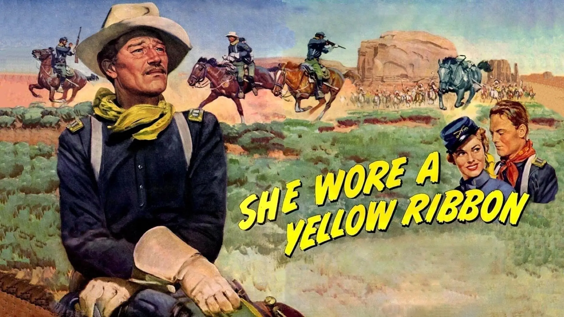 Видео к фильму Она носила желтую ленту — She Wore a Yellow Ribbon (1949) Original Trailer [FHD]