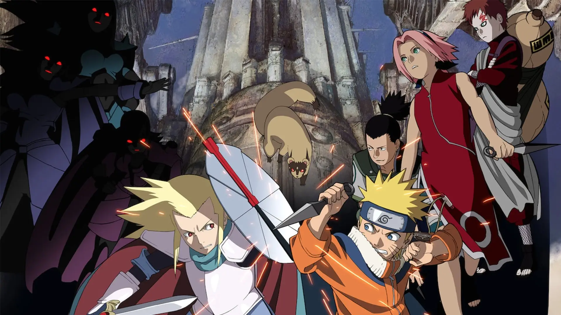 Видео к фильму Наруто (фильм второй) | Ninja Mission | Naruto the Movie: Legend of the Stone of Gelel | VIZ