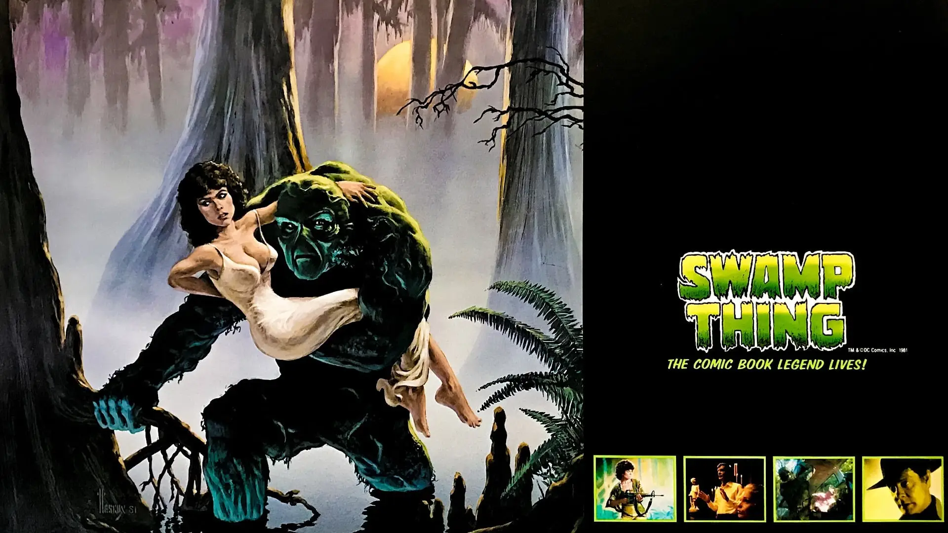 Видео к фильму Болотная тварь — Swamp Thing (1982) Original Trailer [FHD]