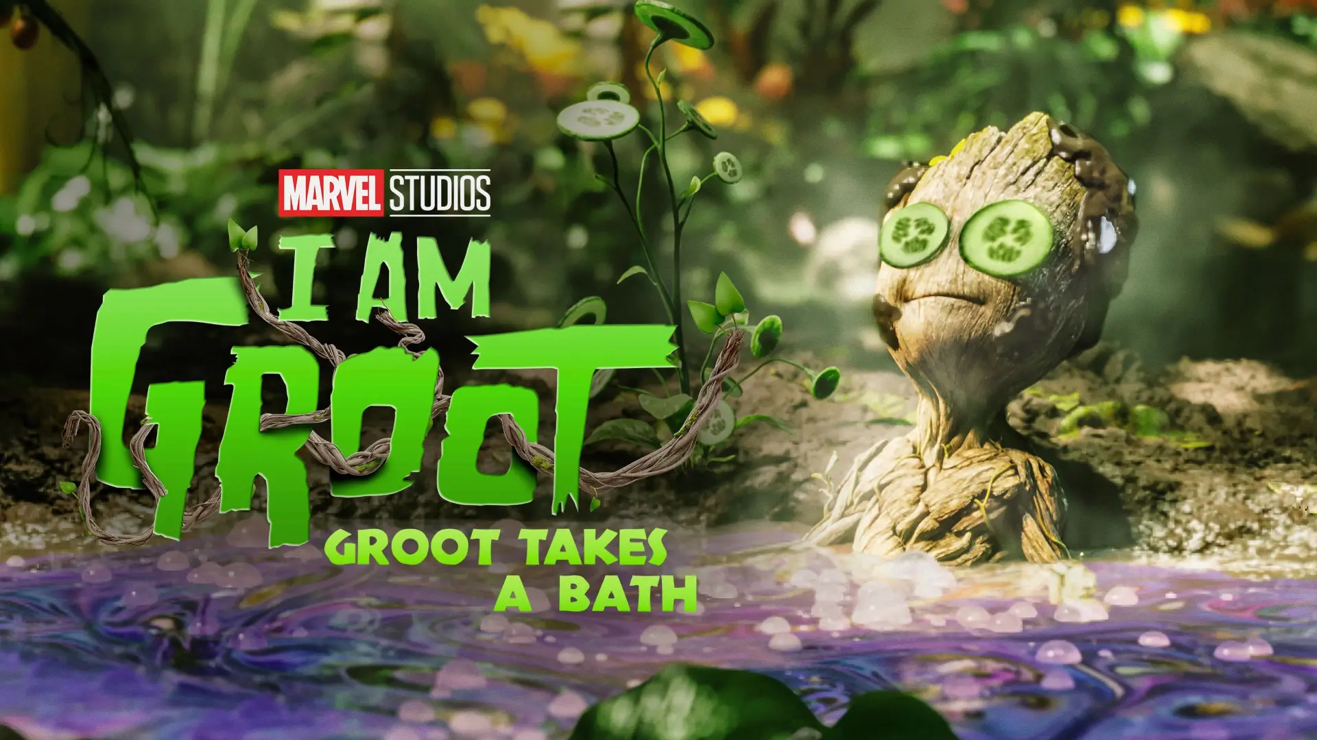 Видео к фильму Грут принимает ванну — I am Groot (2022) - "Groot Takes a Mud Bath" Scene (HDR)