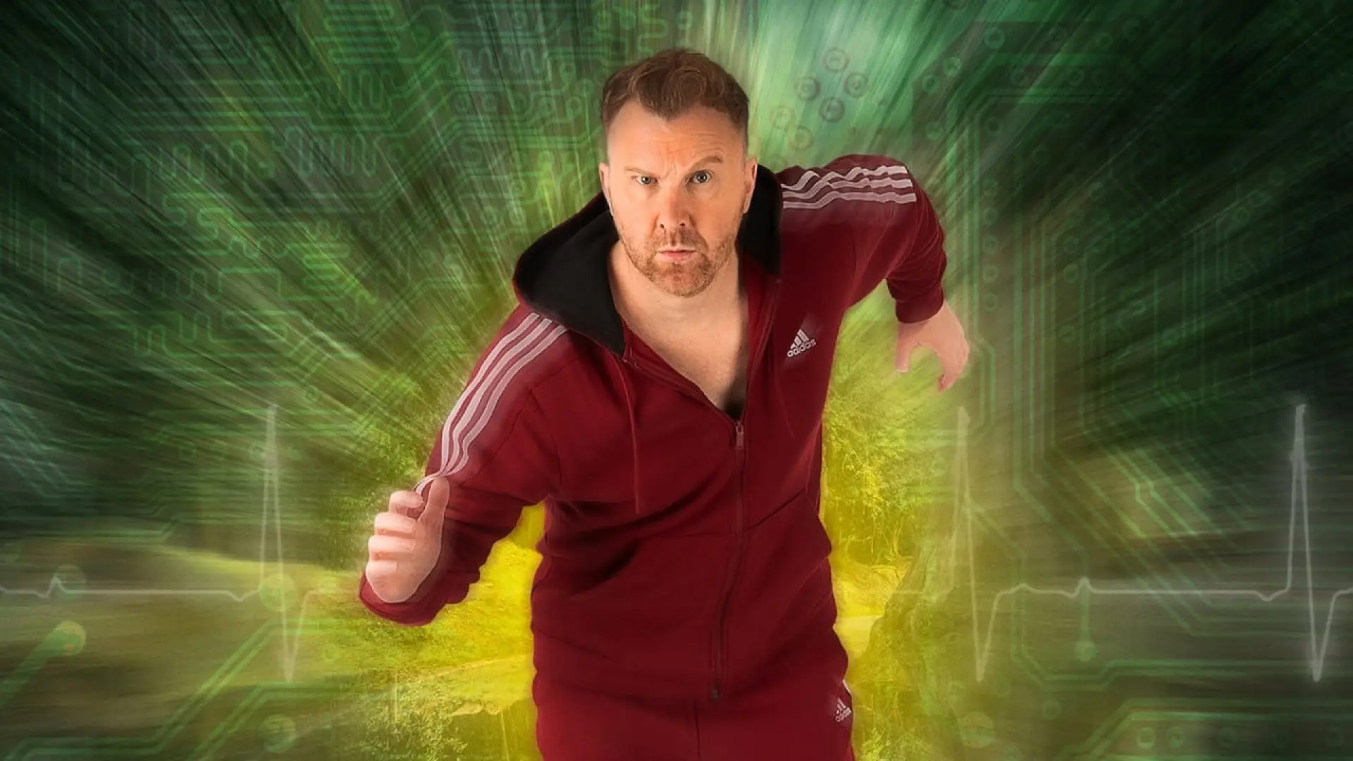 Видео к фильму Jason Byrne is... The Ironic Bionic Man | Jason Byrne: The ironic bionic man