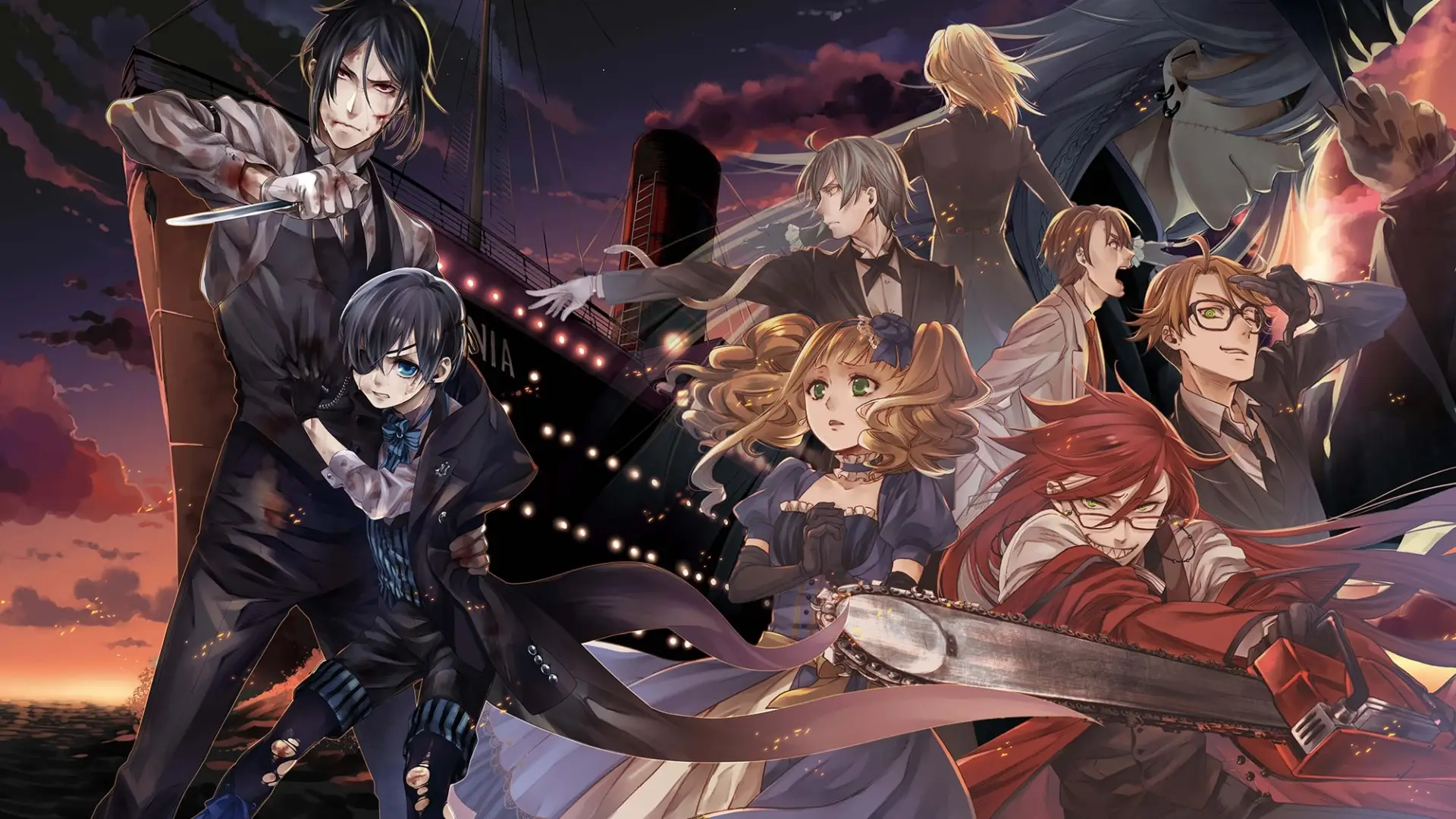 Видео к фильму Тёмный дворецкий: Книга Атлантики | Black Butler: Book of the Atlantic - Official Trailer