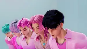 Задник к фильму "Кейпоп-охотницы на демонов" #510716