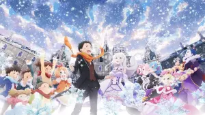 Задник к фильму "Re:Zero. Жизнь с нуля в альтернативном мире: Снежные воспоминания" #385135