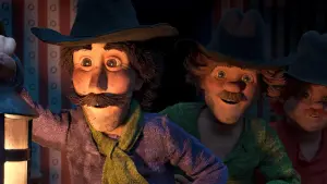 Задник к фильму "Три разбойника и лев" #197413