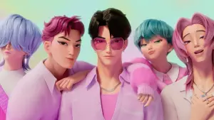 Задник к фильму "Кейпоп-охотницы на демонов" #510697