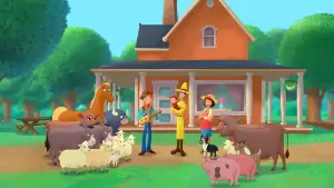 Задник к фильму "Любопытный Джордж: Вперёд на запад" #350602