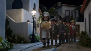 Задник к фильму "Три разбойника и лев" #197396