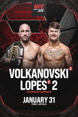 Постер к фильму "UFC 325: Волкановски vs. Лопес 2" #538944