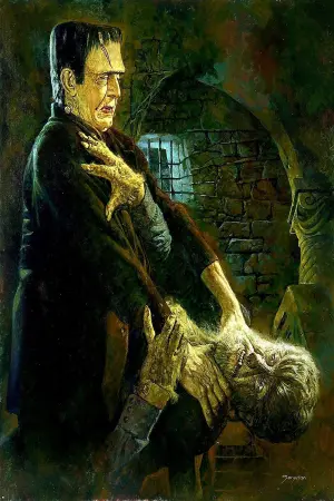 Постер к фильму "Франкенштейн встречает Человека-волка" #392327