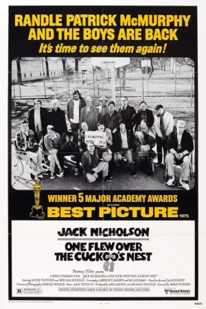 Постер к фильму "Пролетая над гнездом кукушки" #46347