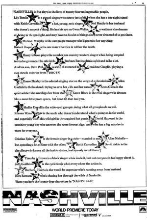 Постер к фильму "Нэшвилл" #623624