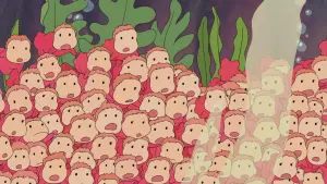 Задник к фильму "Рыбка Поньо на утёсе" #188518