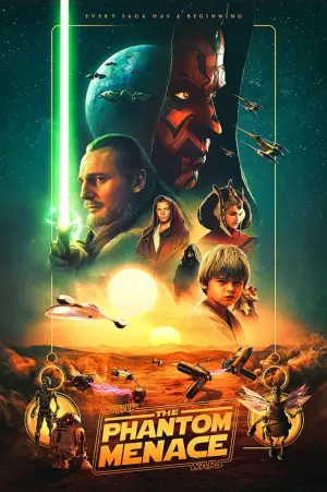 Постер к фильму "Звёздные войны: Эпизод 1 - Скрытая угроза" #56485