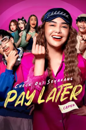 Постер к фильму "Check Out Sekarang, Pay Later (Caper)"