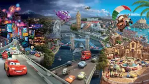 Задник к фильму "Тачки 2" #586097