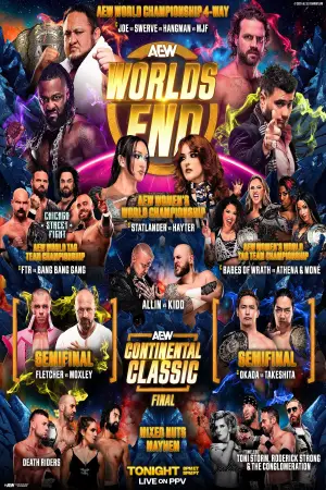 Постер к фильму "AEW Worlds End 2025" #934994