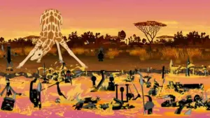 Задник к фильму "Кирику и дикие звери" #470306