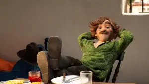 Задник к фильму "Три разбойника и лев" #197393