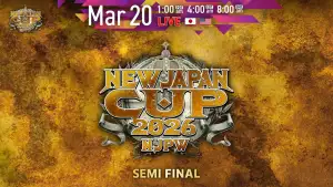Задник к фильму "NJPW New Japan Cup 2026 - Day 11" #794369