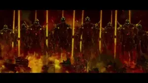 Задник к фильму "Появление Гигантского Бога Войны в Токио" #398546