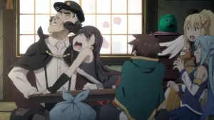 Задник к фильму "Богиня благословляет этот прекрасный мир: Багровая легенда" #177654