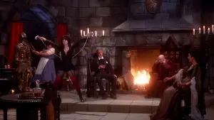 Задник к фильму "Эльвира - Повелительница Тьмы 2. Проклятые холмы Эльвиры" #475220