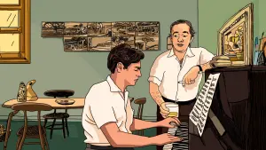 Задник к фильму "Они застрелили пианиста" #192712