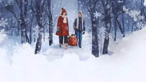 Задник к фильму "Снежная сестрёнка" #702397