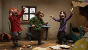 Задник к фильму "Три разбойника и лев" #197428