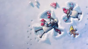 Задник к фильму "Барашек Шон: Рождественские приключения" #334331