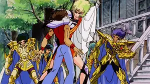 Задник к фильму "Рыцари Зодиака: Кровавая легенда" #317314