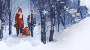 Задник к фильму "Снежная сестрёнка" #702399