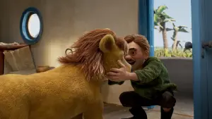 Задник к фильму "Три разбойника и лев" #197427