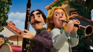 Задник к фильму "Три разбойника и лев" #197417