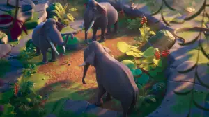 Задник к фильму "Ози: Голос джунглей" #756553