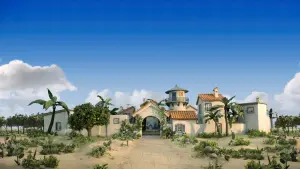 Задник к фильму "Три разбойника и лев" #197391