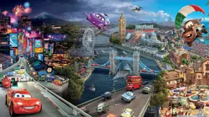 Задник к фильму "Тачки 2" #171381