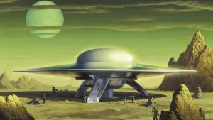 Задник к фильму "Запретная планета" #228866