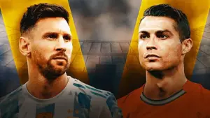 Задник к фильму "Rivals: Messi v Ronaldo" #930514