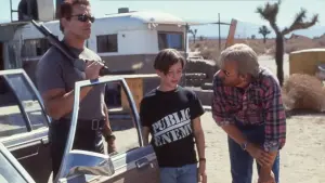 Видео к фильму T2: Reprogramming The Terminator | James Cameron and Robert Patrick in exclusive clip from T2: Reprogramming The Terminator