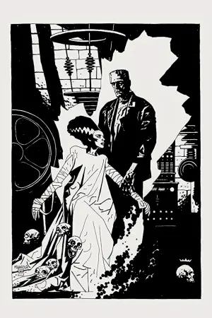 Постер к фильму "Невеста Франкенштейна" #474570