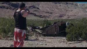 Задник к фильму "Une arme à la main, j’ai traversé le désert" #775297