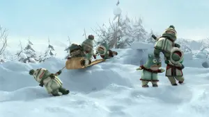 Задник к фильму "Снежная битва" #450493