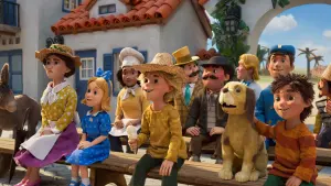 Задник к фильму "Три разбойника и лев" #197412